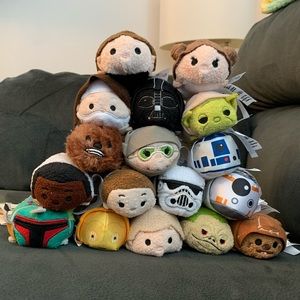 🌟 STAR WARS Mini Tsum Tsum! 17 tsums all NWT
